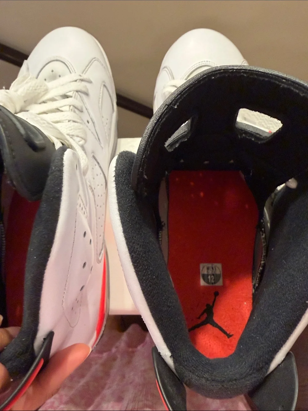 Jordan 6s White Infra Red